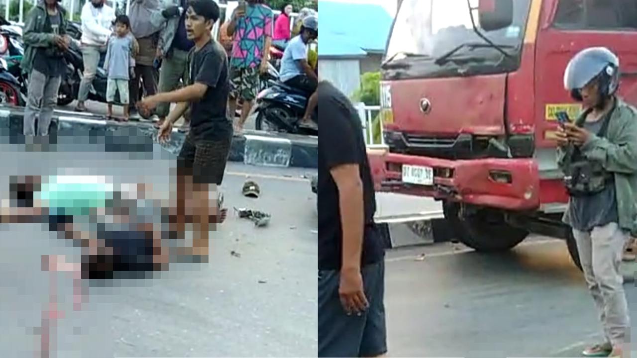 Remaja Tewas Digilas Truk Tronton di Kendari