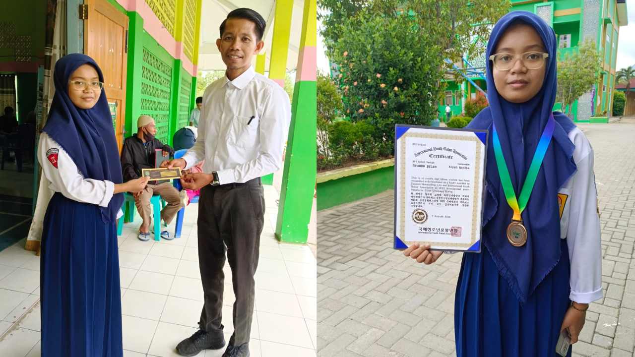 Siswi Peraih Medali Kontes Robot Internasional Masuk di MAN 1 Kendari Lewat Jalur Bebas Tes