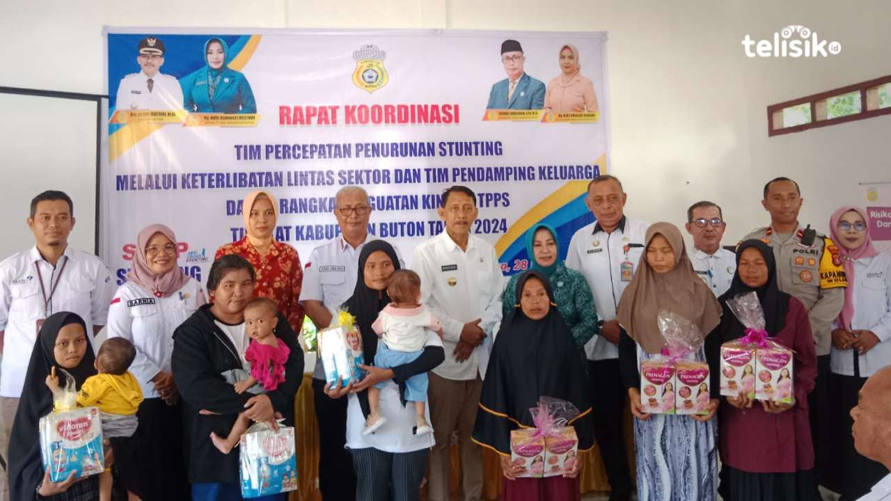 Tekan Stunting, Pj Bupati Buton Luncurkan Susu Gratis Bagi Ibu Hamil