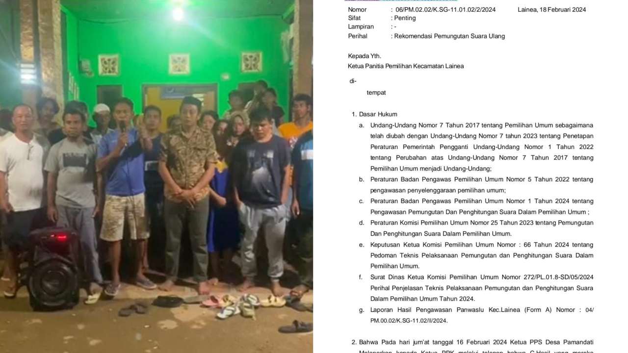 Tolak PSU, Warga Konawe Selatan Minta Pleno Perhitungan Suara Ulang