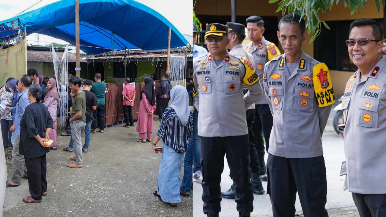Wakapolda Sulawesi Tenggara Tinjau TPS di Tiga Kabupaten
