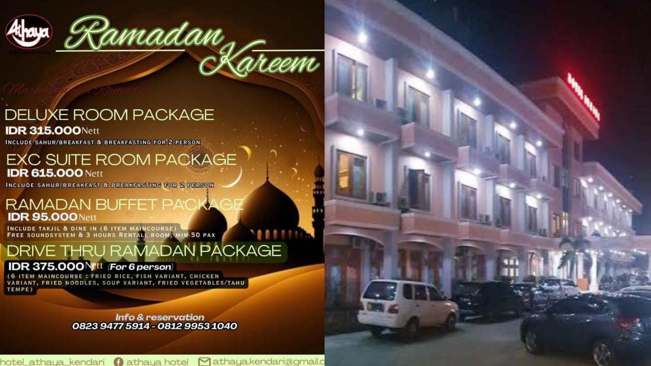Buruan, Hotel Athaya Kendari Gelar Promo Ramadhan Kareem