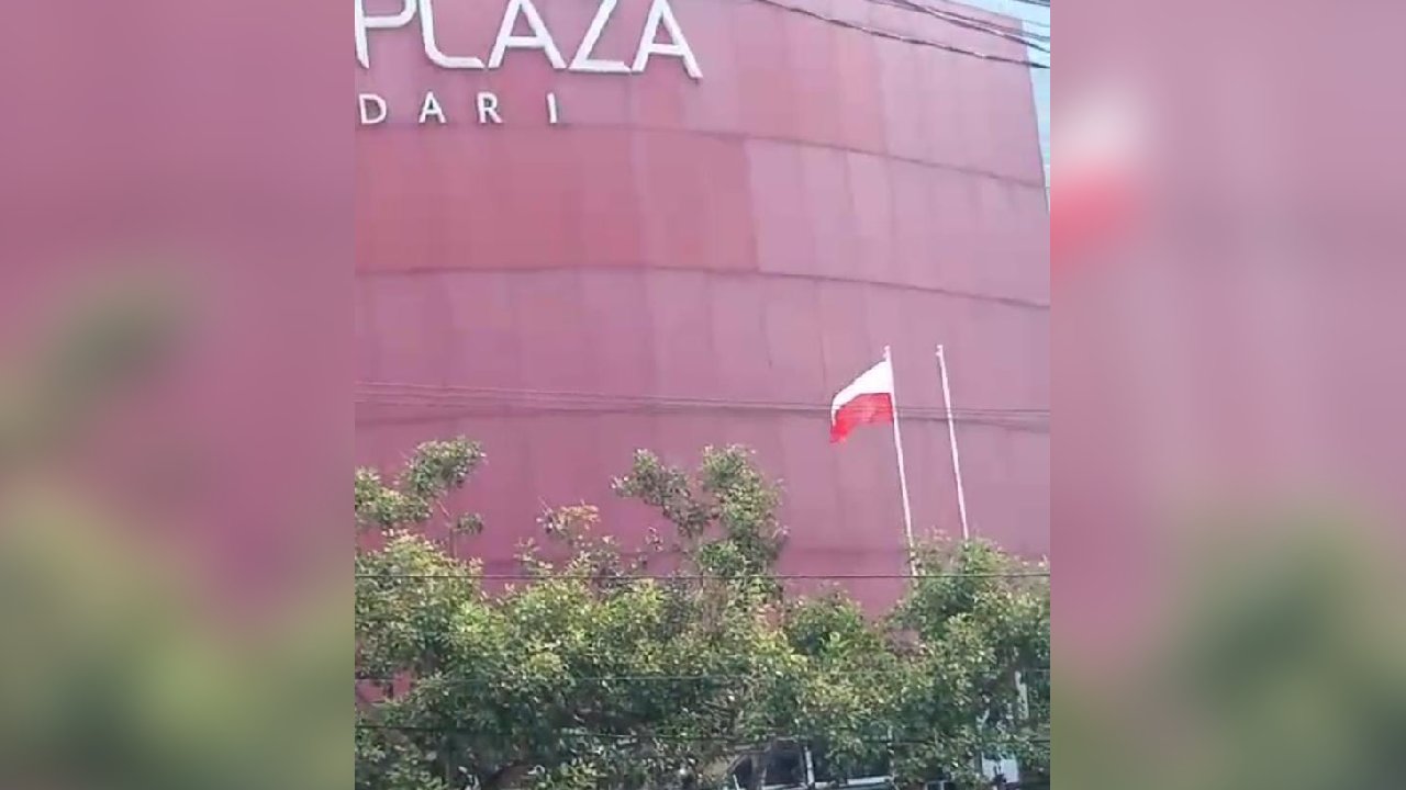 Kibarkan Merah Putih Terbalik, Ini Tanggapan Lippo Plaza Kendari