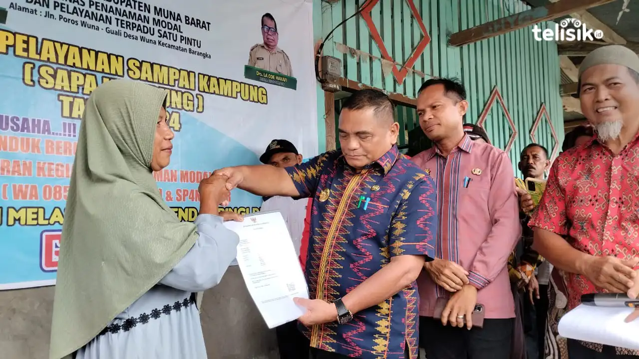 Lewat Sapa Kampung, Pemda Muna Barat Bantu Warga Miliki NIB