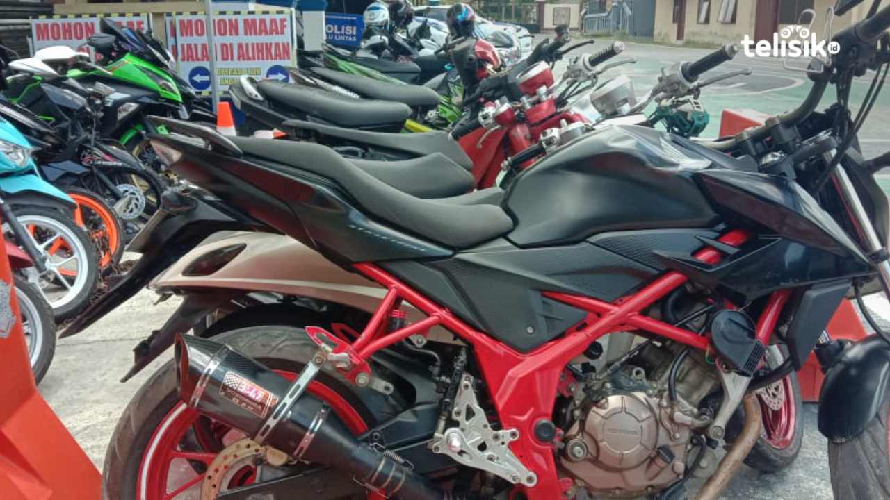 Meresahkan, Polres Muna Tindak Balap Liar dan Knalpot Brong