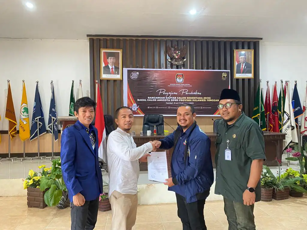 NasDem Suara Terbanyak, Geser Posisi PAN Kursi Ketua DPRD Provinsi Sulawesi Tenggara