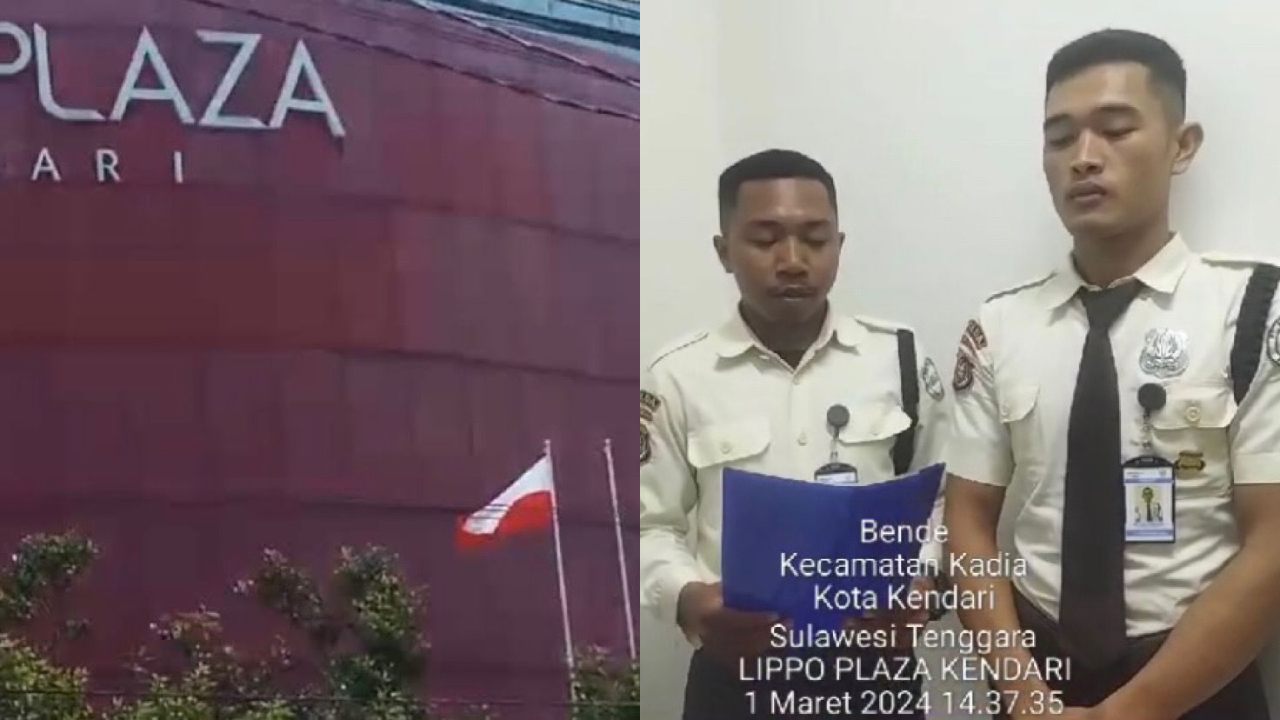 Pemkot Beri Teguran Lippo Plaza Kendari Soal Bendera Merah Putih Terbalik