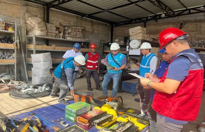 PLN UP3 Kendari Bangun Budaya K3 Disiplin Lingkungan Kerja