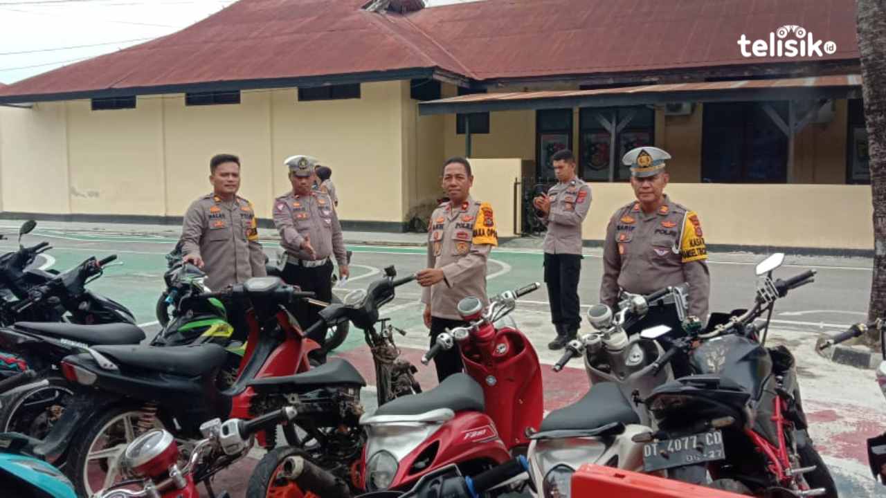 Polres Muna Tilang 45 Motor Berknalpot Brong, Sebulan Baru Dilepas