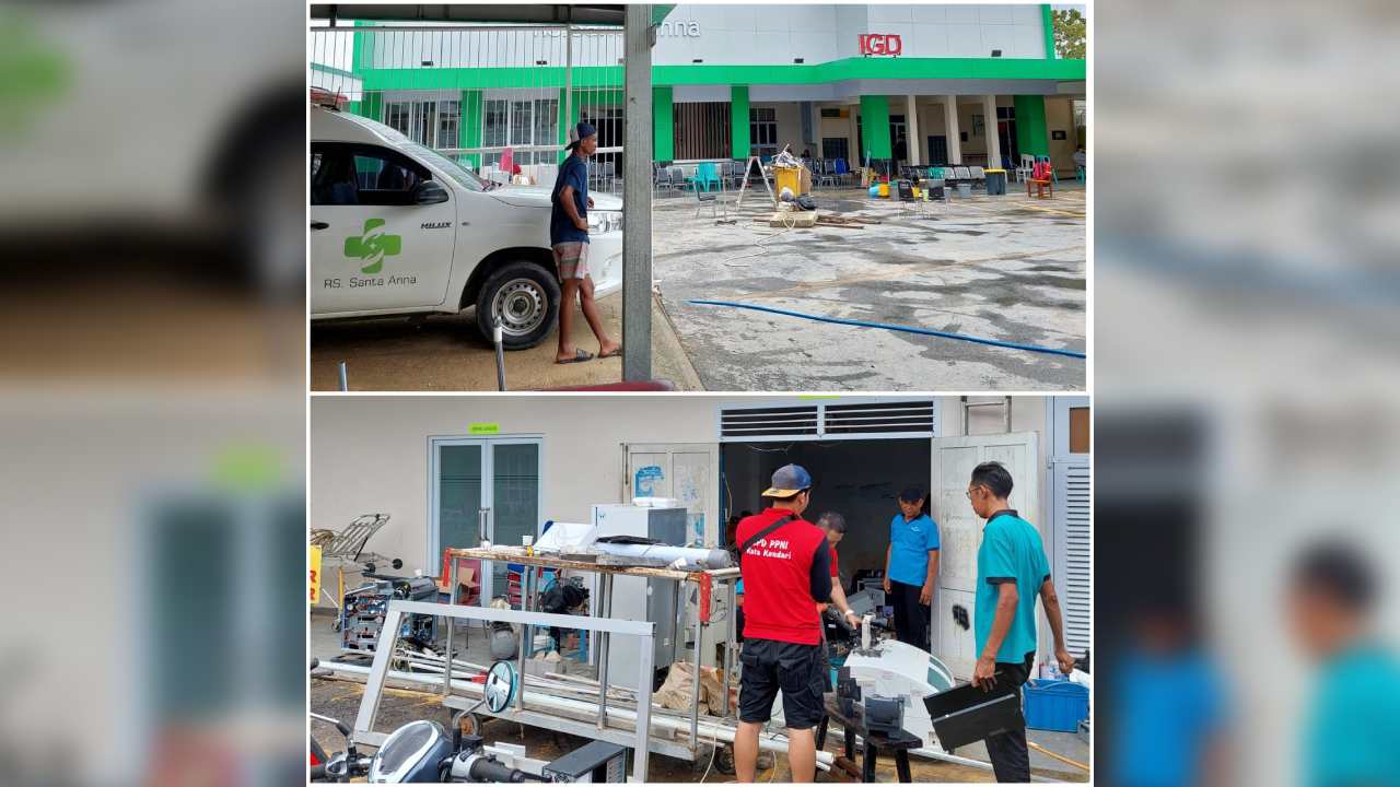 RS Santa Anna Kendari Beroperasi Kembali Usai Kebanjiran, Buka Hanya Empat Poli
