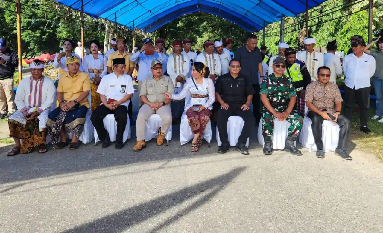 Sambut Hari Raya Nyepi, Ribuan Umat Hindu di Konawe Gelar Melasti