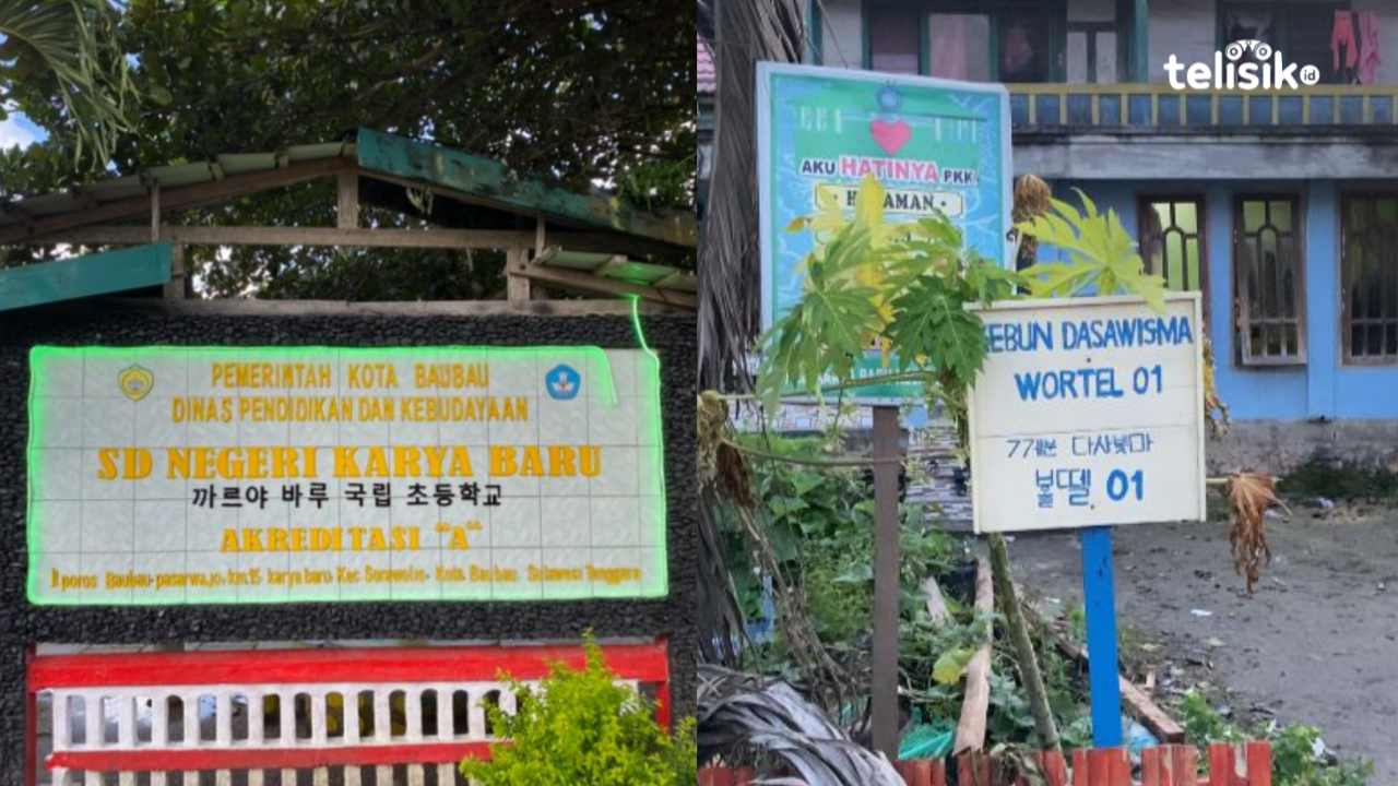 Unik, Kelurahan di Baubau Gunakan Aksara Hangeul Korea dan Terkenal hingga Mancanegara