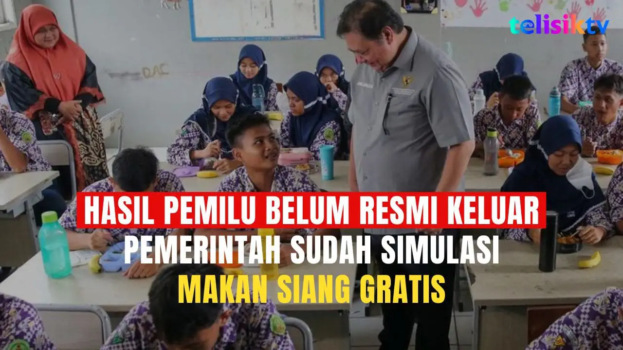 Video: Belum Ada Pengumuman Resmi Hasil Pemilu 2024, Menteri Jokowi Sudah Simulasi Makan Siang Gratis