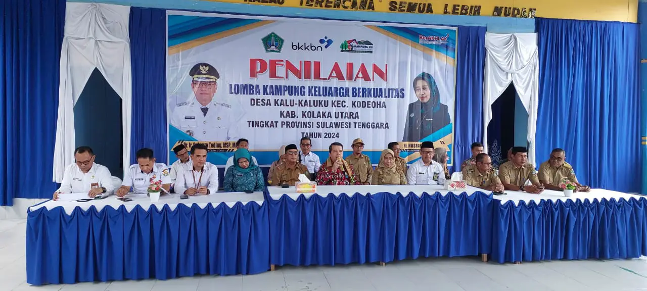BKKBN Sulawesi Tenggara Edukasi dan Verifikasi Kampung KB Desa Kalu Kaluku Kolaka Utara