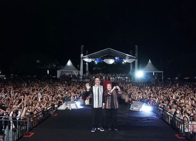 Halal Bihalal Nur Alam di Baubau, Deklarasi Dukungan Tina Nur Alam Calon Gubernur Sulawesi Tenggara