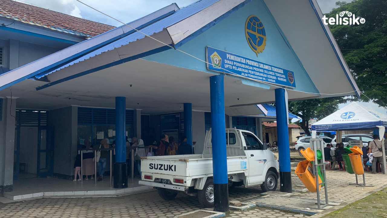 Hari Ketiga Lebaran, Pelabuhan Wawonii-Kendari Sepi Penumpang