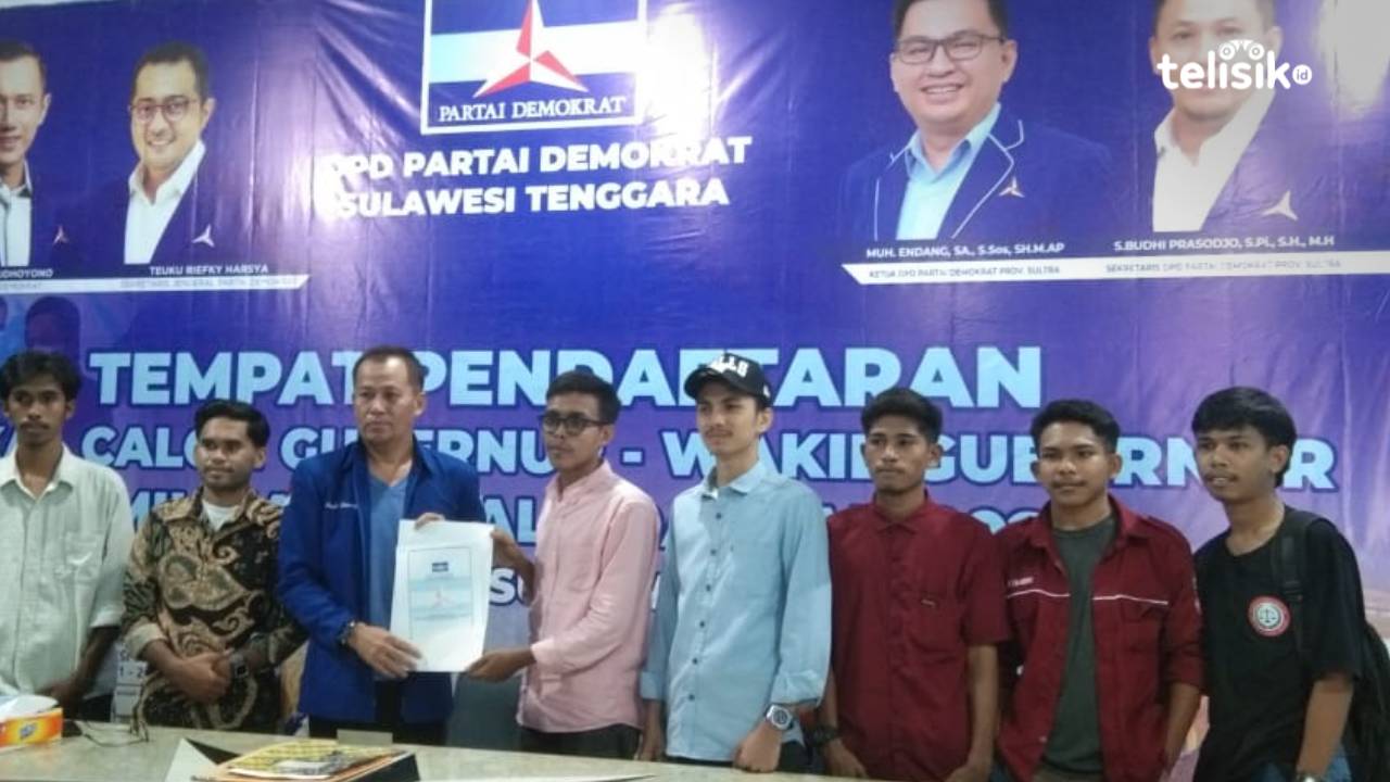 Kandidat Baru Taano Karno Daftar Balon Wakil Gubernur Sulawesi Tenggara di Partai Demokrat