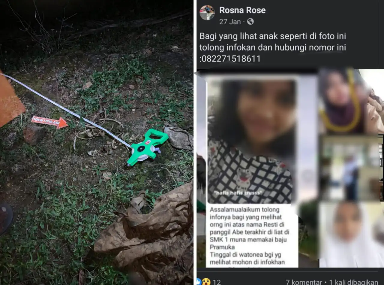 Kerangka Manusia dengan Seragam Pramuka Ditemukan di Muna, Diduga Siswi SMKN 1