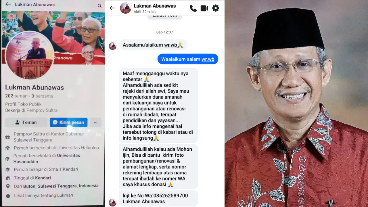 Nama dan Foto Lukman Abunawas Digunakan Oknum Penipu, Modus Bantuan Masjid