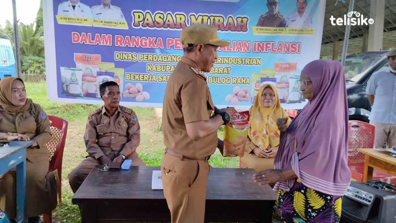 Pasar Murah di Muna Barat Bantu Warga Jelang Idul Fitri