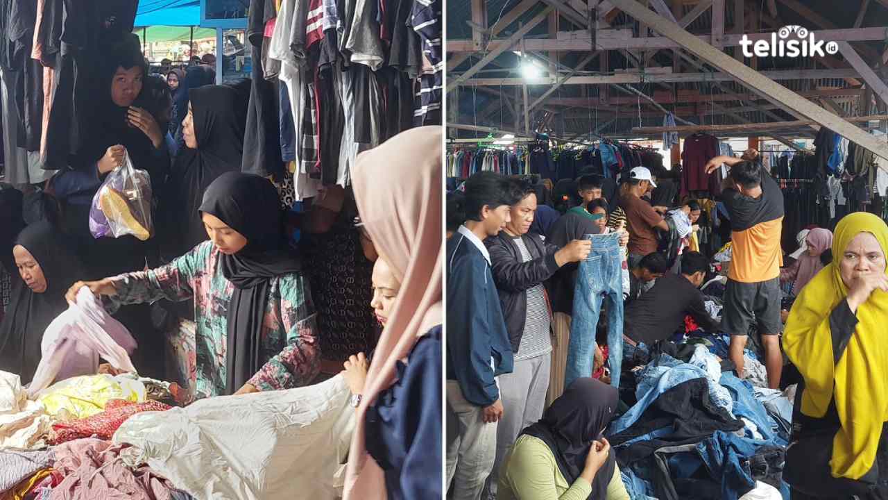 Pasar Pakaian RB di Kendari Ini Banjir Pembeli, Penjualan Naik 4 Kali Lipat