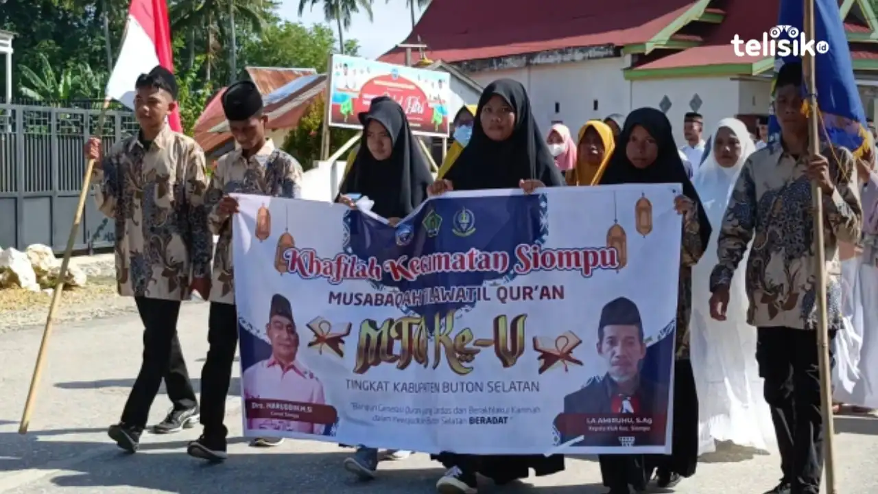Pemkab Buton Selatan Libatkan Ribuan Peserta Pada Pawai Ta'aruf MTQ ke-V