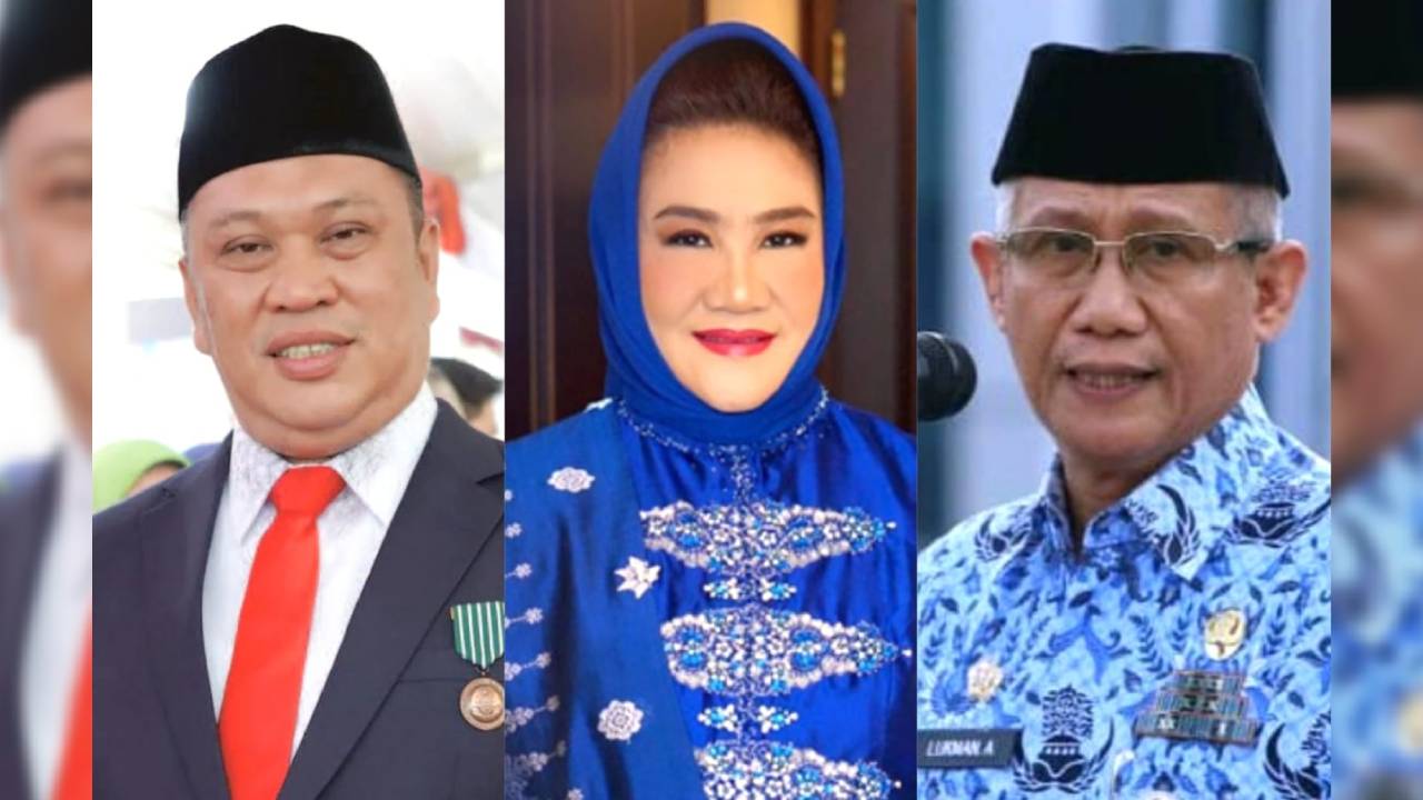 Perbandingan Kekayaan 3 Calon Gubernur Sultra: Ruksamin, Tina Nur Alam dan Lukman Abunawas