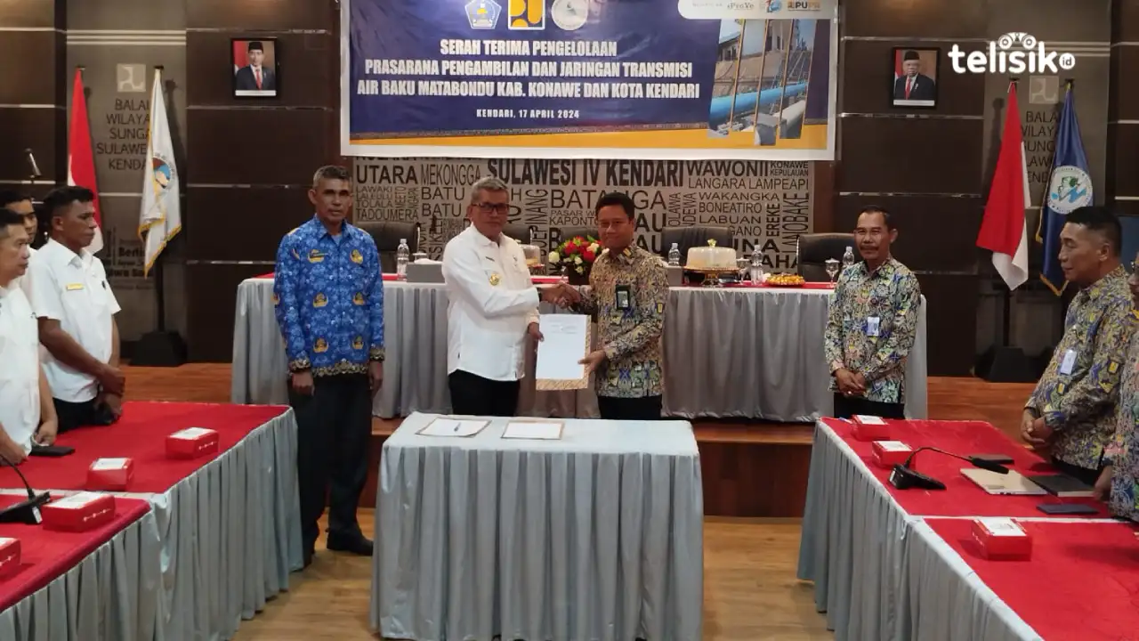 Perumda Air Minum Kota Kendari Dapat Tambahan Fasilitas Pompa 100 Liter Per Detik