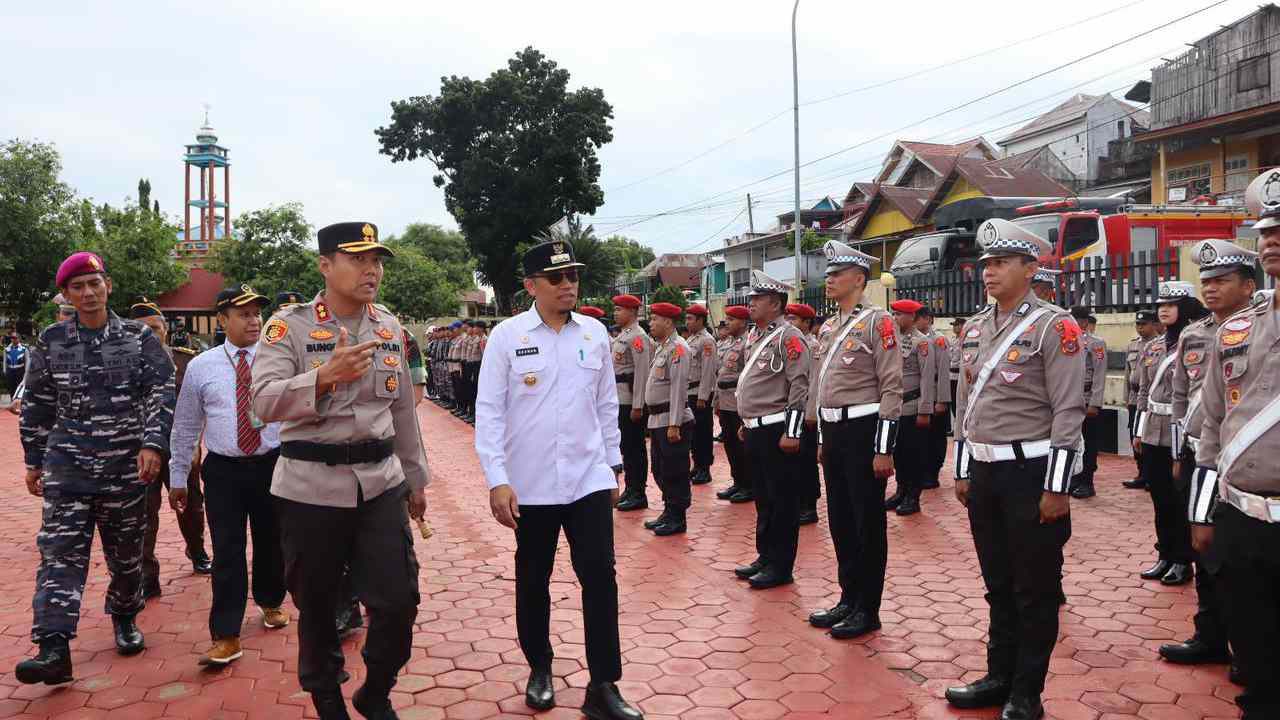 Ratusan Porsenil Dikerahkan untuk Pengamanan Mudik Lebaran di Baubau