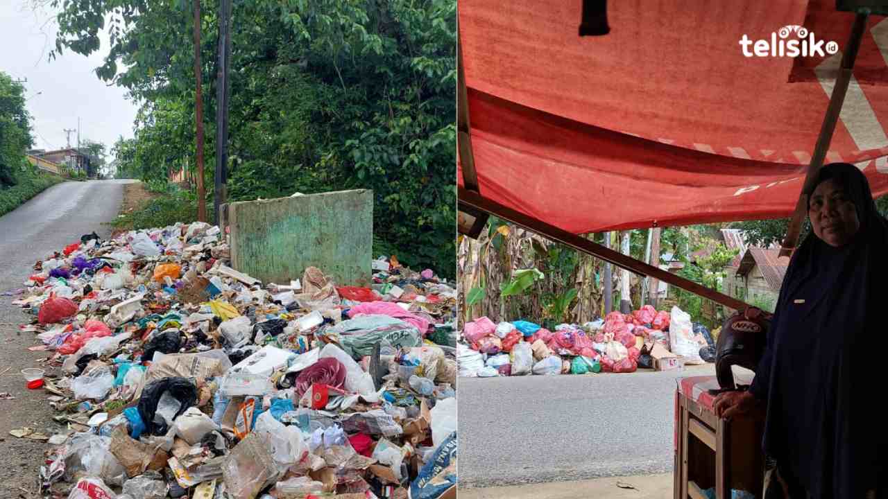 Sampah Menggunung Sejak Lebaran, Warga Kendari Keluhkan Bau Busuk