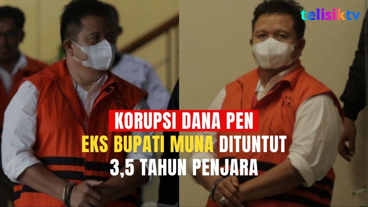 Video: Bupati Muna Rusman Emba Dituntut 3,5 Tahun Penjara dan Denda Rp 250 Juta