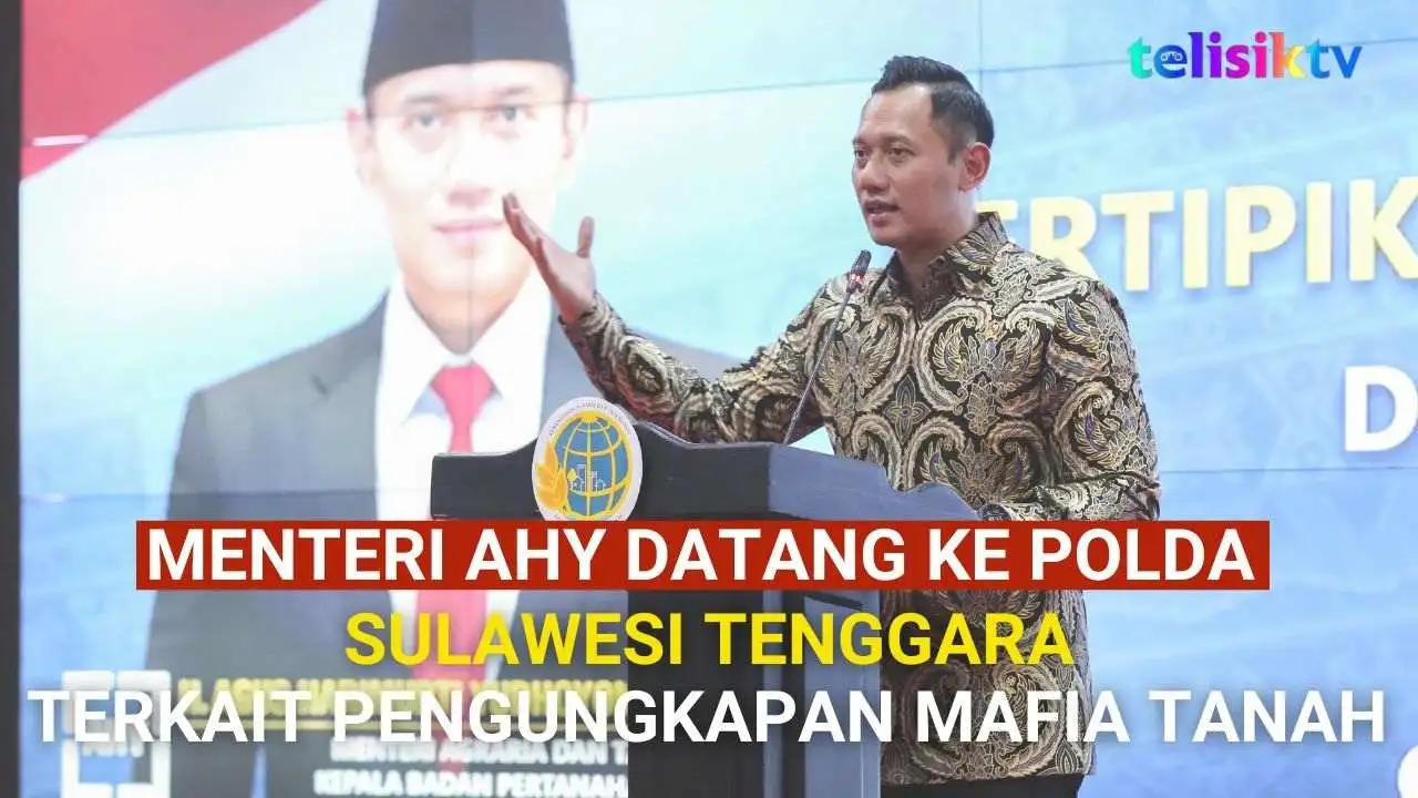 Video: Menteri AHY Datang ke Polda Sulawesi Tenggara Terkait Pengungkapan Mafia Tanah