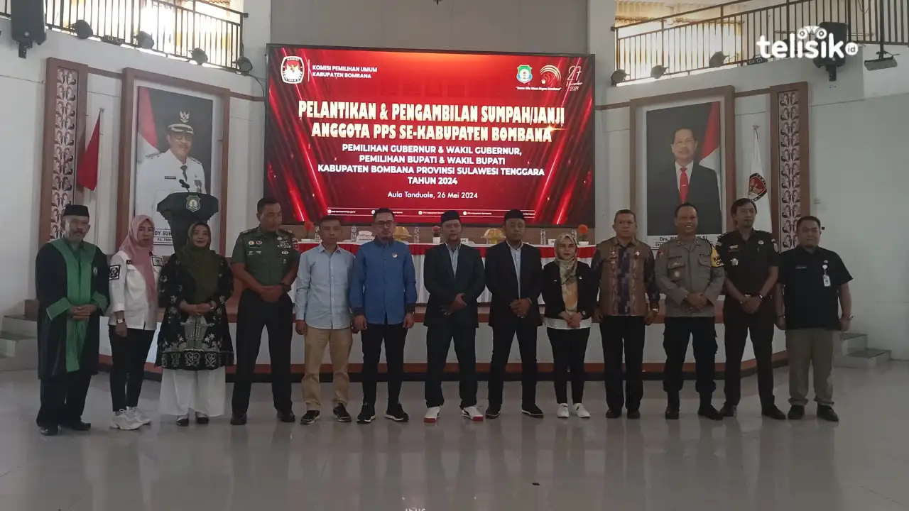 429 Anggota PPS Kabupaten Bombana Resmi Dilantik