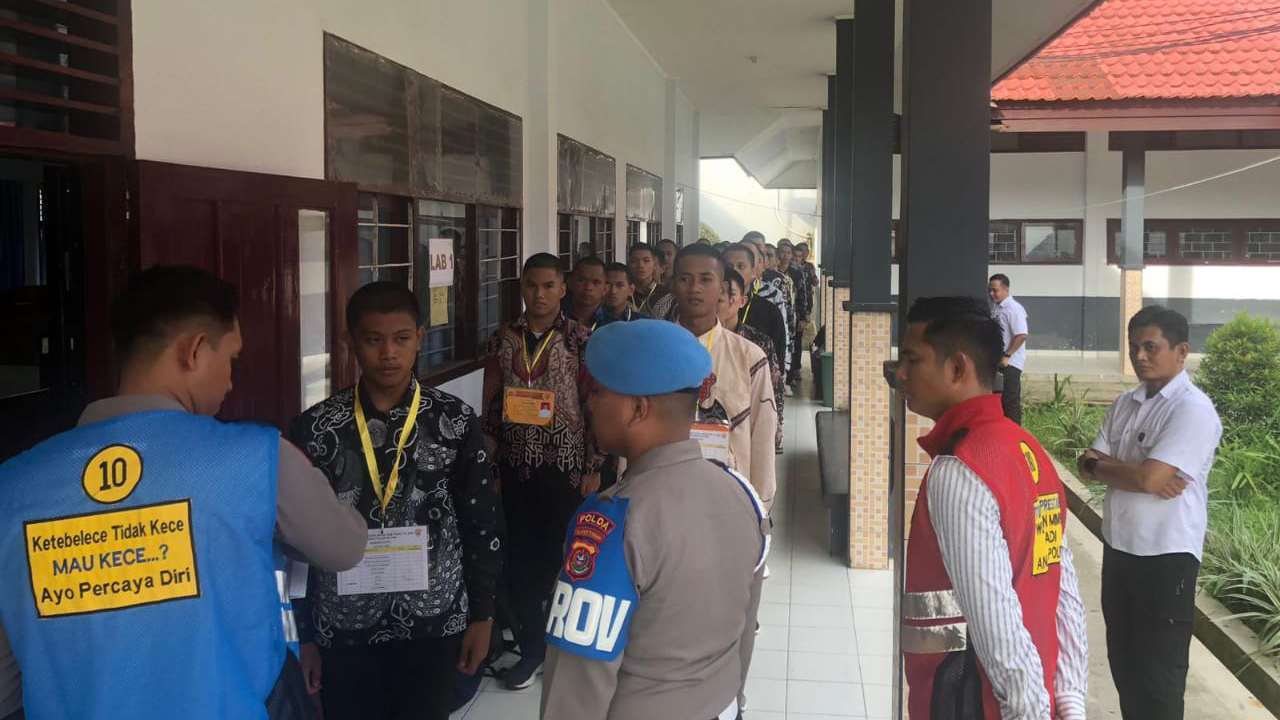 57 Calon Taruna Akpol Polda Sultra Tes CAT, Simak Standar Nilai Diterapkan untuk Lolos