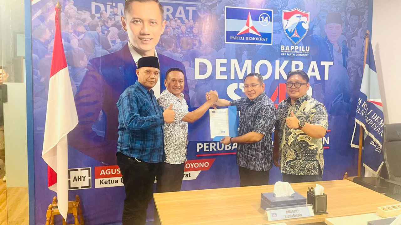 Balon Bupati Muna AJB dan Ringa Jhon Dapat Surat Tugas dari Demokrat, Diberi Waktu Sebulan Cari Koalisi