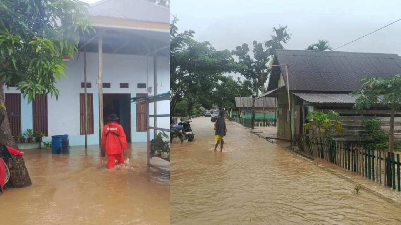 Banjir di Konawe Utara Putus Jalan Trans Sulawesi dan Rendam Lima Desa