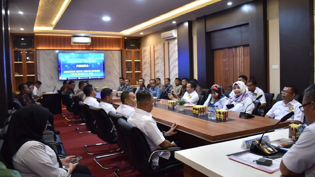 Biro SDM Polda Sultra Assessment Center Jabatan Kapolsek 2024