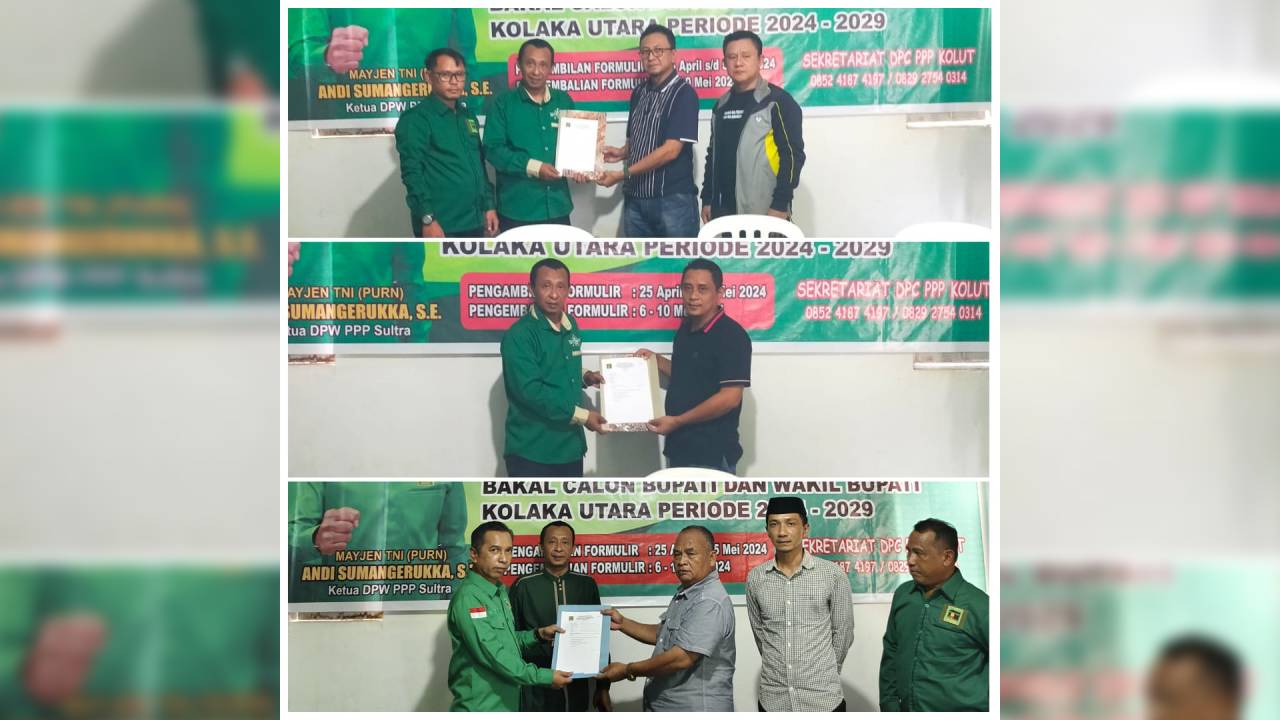 Enam Politisi Kolaka Utara Ambil Formulir Balon Kepala Daerah di PPP