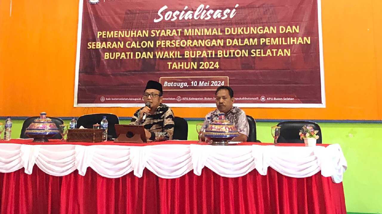 Ini Syarat Calon Perseorangan Kepala Daerah di Buton Selatan