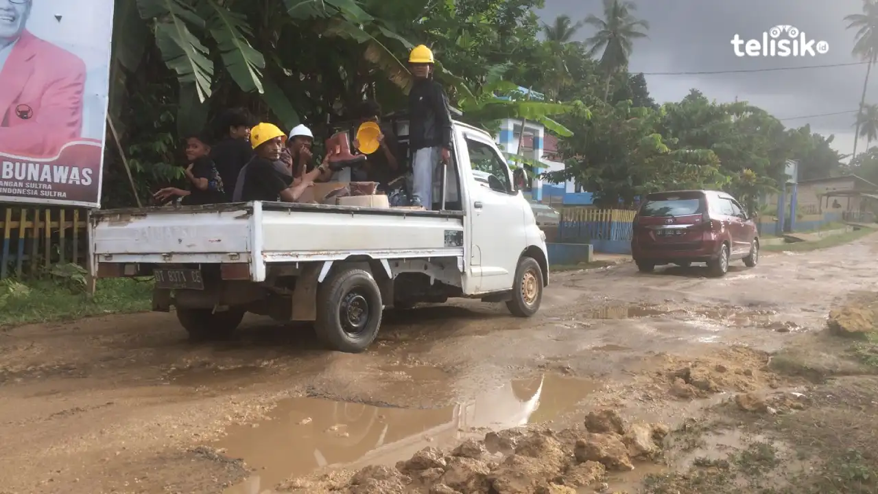 Jalan Menuju Tempat Wisata Batu Gong Konawe Rusak Parah Sejak 5 Tahun Lalu