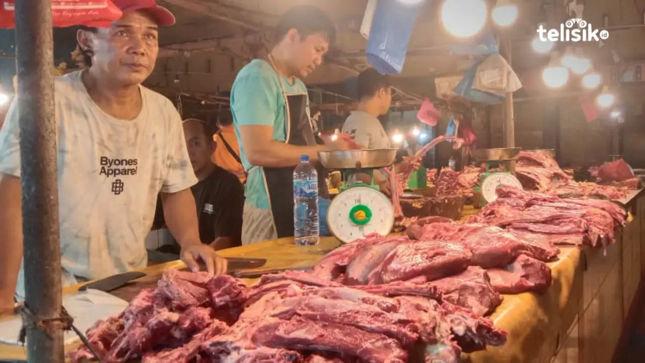 Jelang Hari Raya Idhul Adha Harga Daging di Pasar Tradisional Kota Kendari Masih Normal