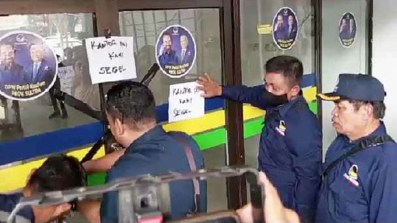Kantor NasDem Sulawesi Tenggara Disegel, Ketua Konawe Muttaqin Sidiq: Saya Bisa Cabut KTA Mereka Kalau Mau