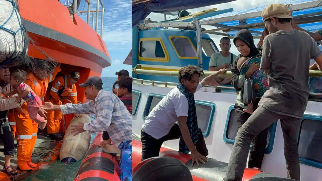 Kapal Rakyat Q Express Alami Bocor di Laut Buton Selatan, 36 Penumpang Selamat