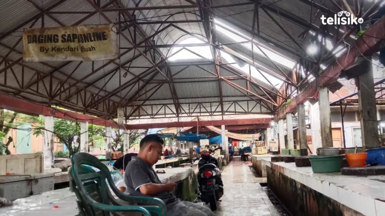 Memprihatinkan, Sudah Bertahun-tahun Atap Peddys Market Kendari Bocor
