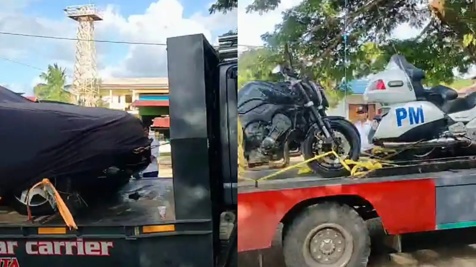 Mobil Dinas Presiden Jokowi dan Kendaraan Paspampres Tiba di Muna