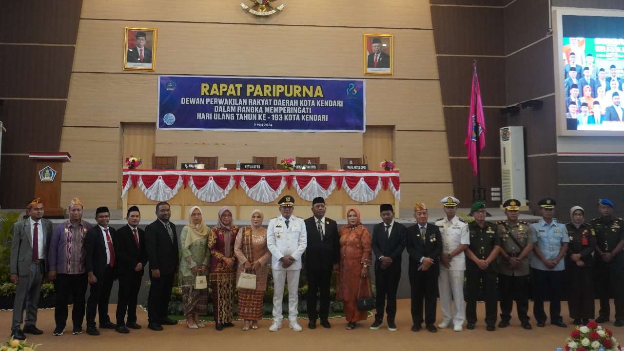 Paripurna DPRD Peringatan HUT ke-193 Kota Kendari, Pemkot Terus Evaluasi Pembangunan Kota