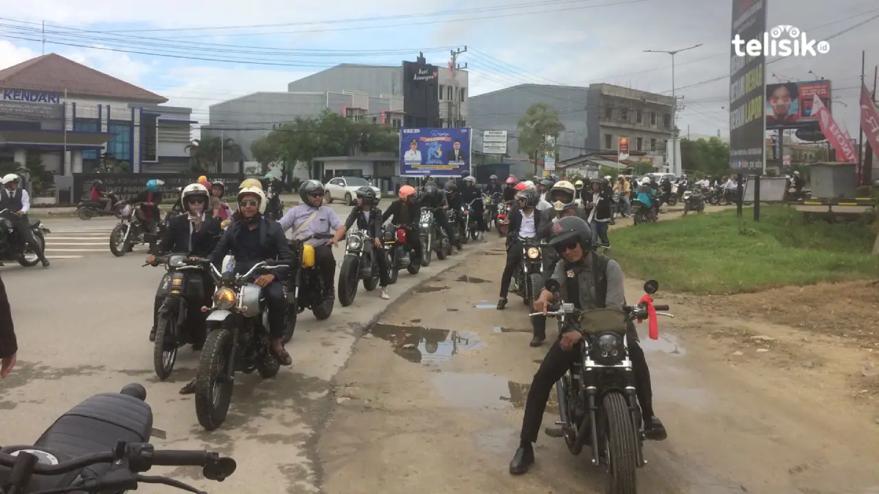 Pecinta Motor Antik di Kendari Galang Donasi untuk Penderita Kanker Prostat