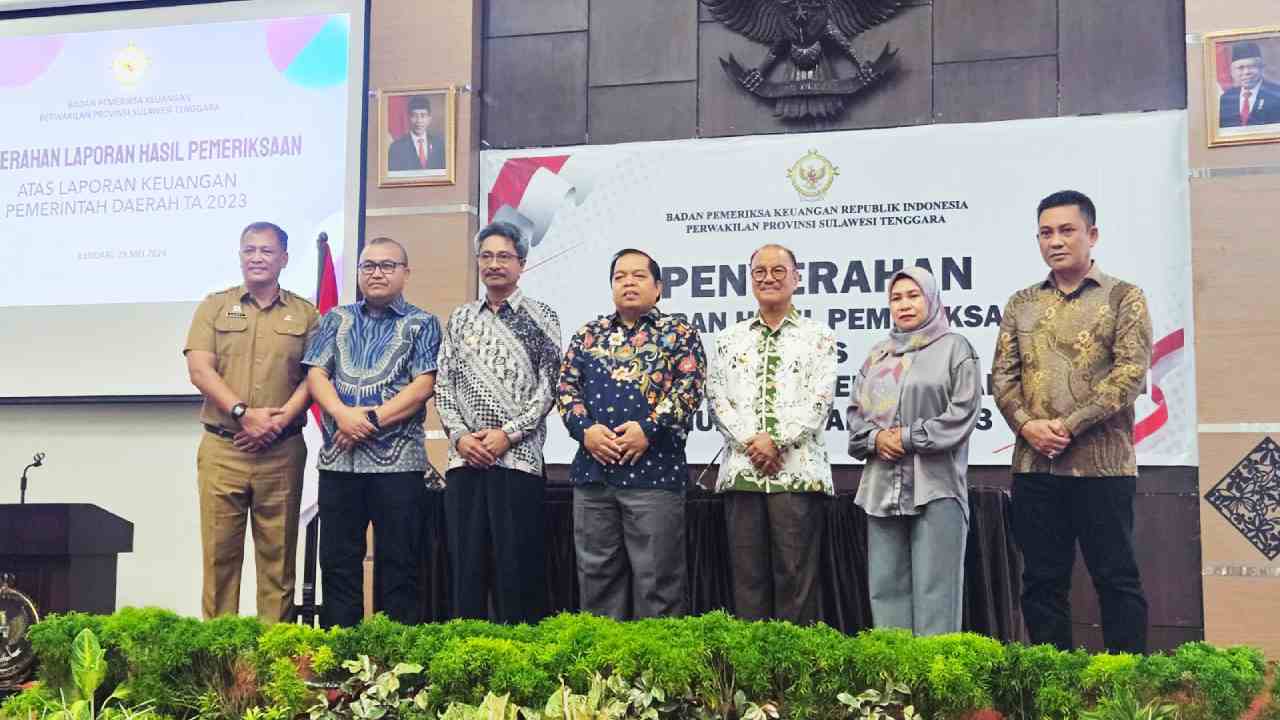 Pemda Konawe Raih Penghargaan Opini WTP ke-9 Berturut-turut