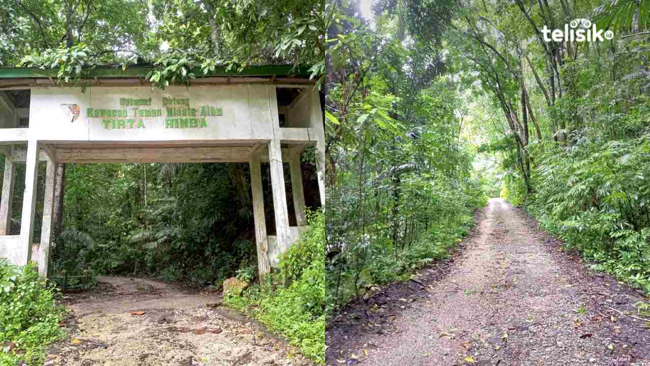 Pengunjung Keluhkan Jalan Rusak Wisata Air Terjun Tirta Rimba Baubau