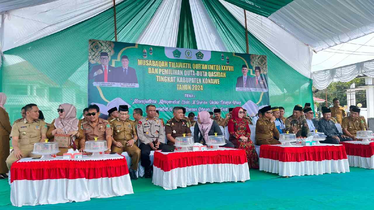 Pj Bupati Konawe Harmin Ramba Buka MTQ ke-37 Tingkat Kabupaten